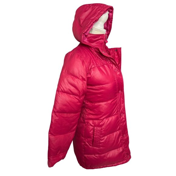 Appaman Burgundy Hooded Puffer Jacket Size 10 For Kids With Quilted Design & Zip - Picture 3 of 14